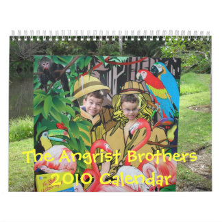 Angristの兄弟2010のカレンダー カレンダー