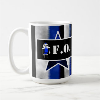 Angry Alien Blue [ SKULLien ] by J.H.T. コーヒーマグカップ