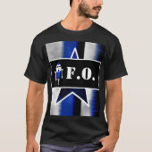 Angry Alien Blue [ SKULLien ]  T-Shirt by J.H.T Tシャツ (正面)