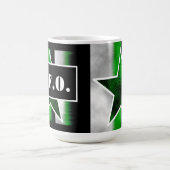 Angry Alien [ SKULLien ]  コーヒーマグカップ (中央)