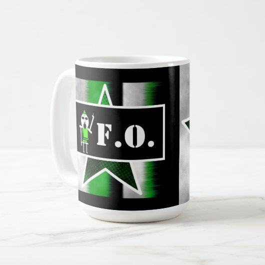 Angry Alien [ SKULLien ]  コーヒーマグカップ (正面左)