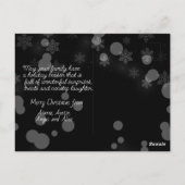 Angry Bee Dear Santa I Really  Tried Postcard ポストカード (裏面)