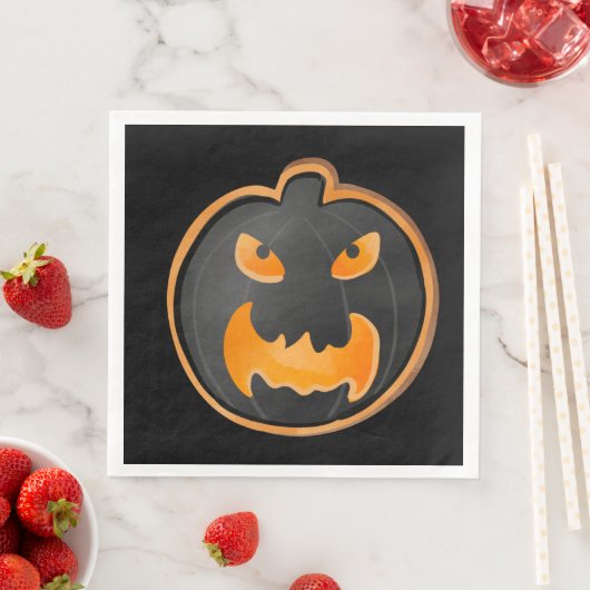 ANGRY BLACK ORANGE HALLOWEEN  PUMPKIN (インサイチュ)