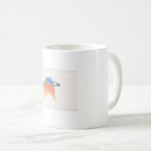 angry bluebird with blueberry コーヒーマグカップ (正面右)