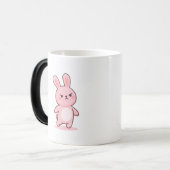 Angry Bunny Minimal Kawaii Style モーフィングマグカップ (正面左)