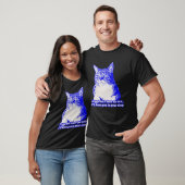 Angry cat meme for cat lovers and cat owners tシャツ (ユニセックス)