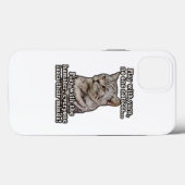 Angry cat meme for cat lovers and kitten owners Case-Mate iPhoneケース (裏面 (横))