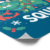 Angry Christmas Cat You're Not Getting Squat Holid ポスター (角)