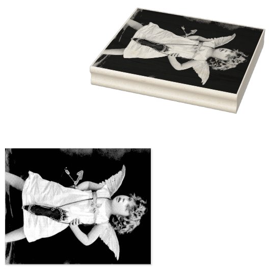 Angry Cupid ラバースタンプ (押印)