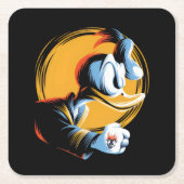 Angry Duck スクエアペーパーコースター (正面)