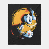 Angry Duck フリースブランケット (正面)