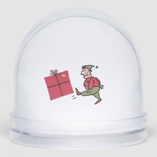 Angry Elf snow globe (正面)