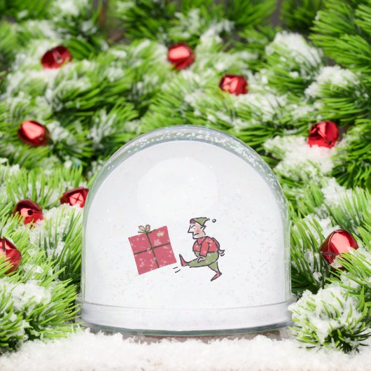 Angry Elf snow globe (クリスマス)