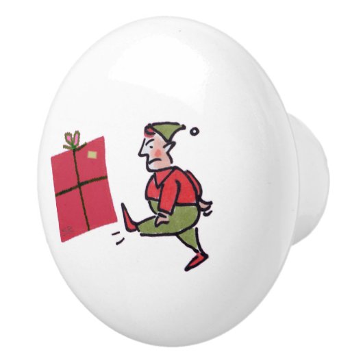 Angry Elf white ceramic knob セラミックノブ (右)