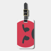 Angry Emoji ラゲッジタグ (正面縦)