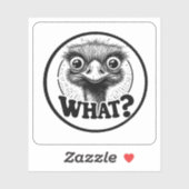 "Angry Emu What" Vinyl シール (シート)