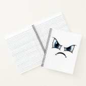 Angry face Notebook ノートブック (内部)