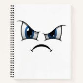 Angry face Notebook ノートブック (正面)