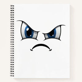 Angry face Notebook ノートブック