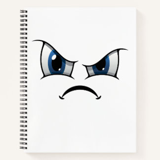 Angry face Notebook ノートブック