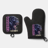 Angry Gorilla Oven Mitt And Pot Holders 鍋つかみ&鍋敷きセット (正面)