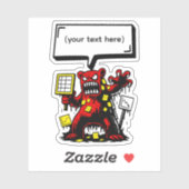 Angry Office Bear シール (シート)