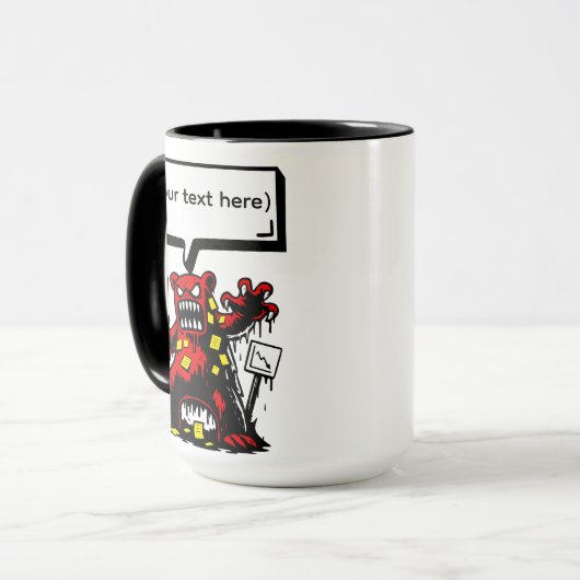 Angry Office Bear マグカップ (正面左)