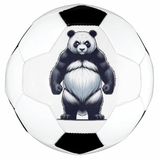 Angry Panda サッカーボール (正面)