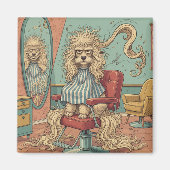 Angry Poodle  マグネット (正面)