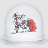 Angry Santa snow globe (正面)