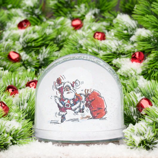 Angry Santa snow globe (クリスマス)