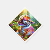 Angry Tiger スタンダードカクテルナプキン (角)