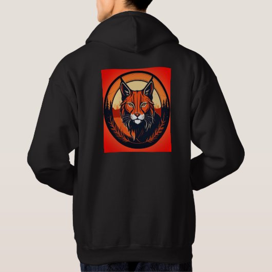 Angry Tiger T-Shirt パーカ (裏面)