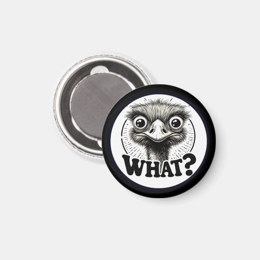 "Angry What Emu" Magnet マグネット (正面/裏面)