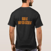 AngryScotsmanのバイクもしくは自転車に乗る人の盗人 Tシャツ (裏面)