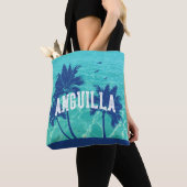 Anguilla Caribbean Palm Tree トートバッグ (クローズアップ)