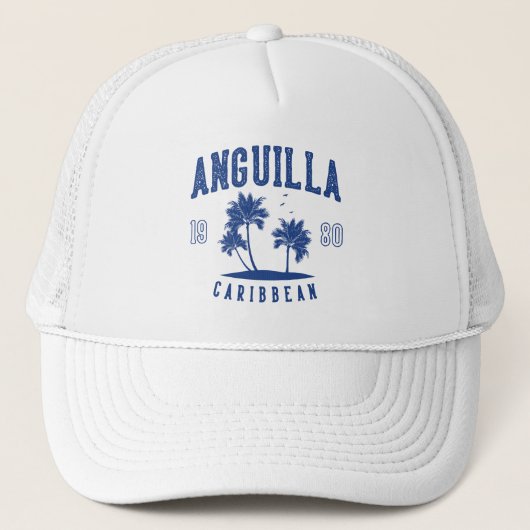 Anguilla Caribbean Palm Tree 1980 キャップ (正面)