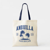 Anguilla Caribbean Palm Tree 1980 トートバッグ (裏面)