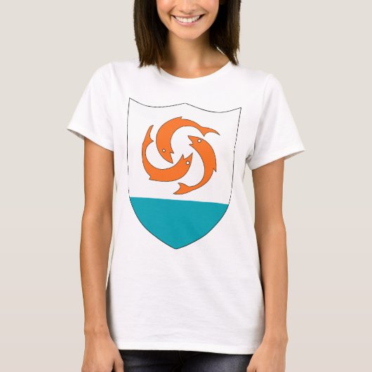 Anguilla Coat of Arms Tシャツ (正面)