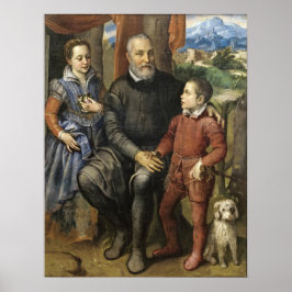 Anguissola – アーティストの父Amilcare Anguissola ポスター