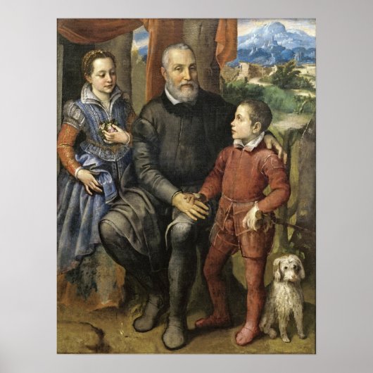 Anguissola – アーティストの父Amilcare Anguissola ポスター (正面)