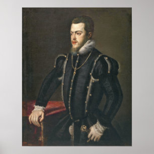 Anguissola - Felipe II (Alcázar Of Segovia) ポスター