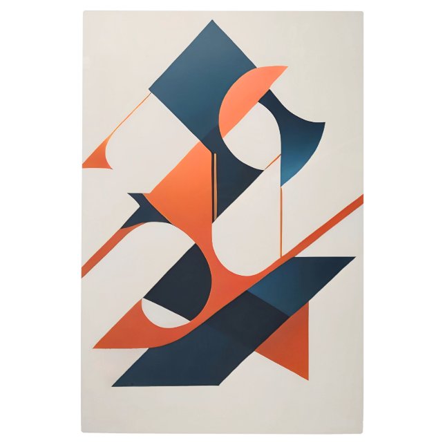 Angular Symphony メタルプリント (正面)