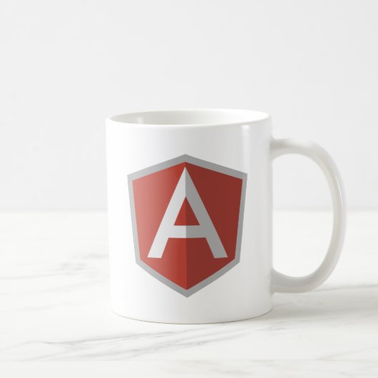 AngularJS Shield Logo コーヒーマグカップ (右)