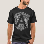 AngularJS - Wordcloud Edition Tシャツ (正面)