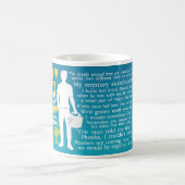 Angus - "私たちが恋に落ちた人"引用文マグ コーヒーマグカップ (中央)