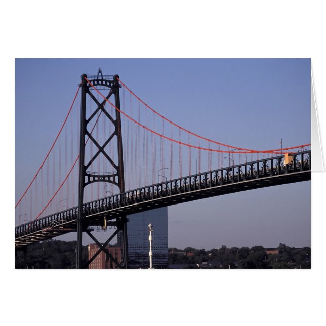 Angus L Macdonald Bridge（アンガス L マクドナルド橋）、ハリファックス、ノ (正面横)