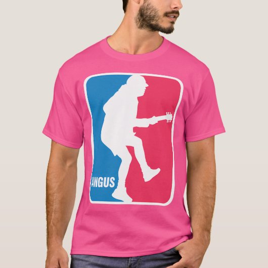 Angus Young Sportロゴ Tシャツ (正面)