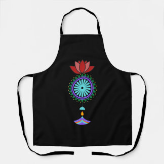Anhänger spirituell mit Lotusblüte エプロン