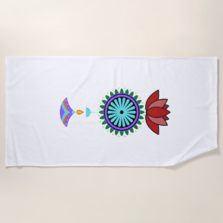 Anhänger spirituell mit Lotusblüte  ビーチタオル